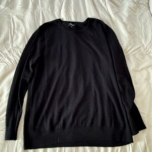 Express Men's Classic Black Crewneck Sweater